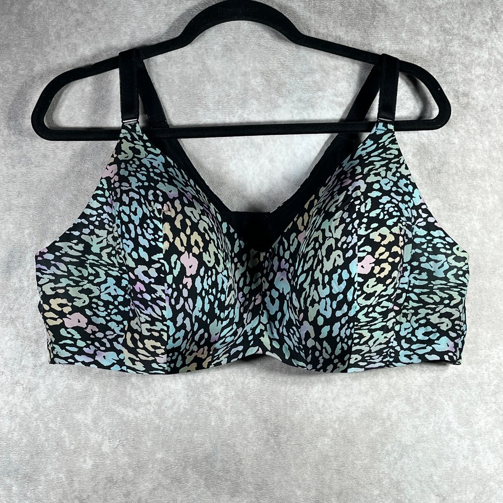 Torrid Everyday Wire Free Lightly Lined Bra Womens 46C Black 360° Back Smoothing